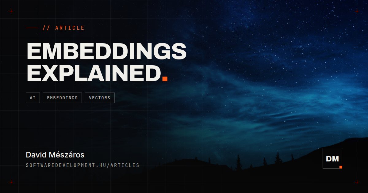 Embeddingy: ako AI „vie“, že dva texty znamenajú niečo podobné?