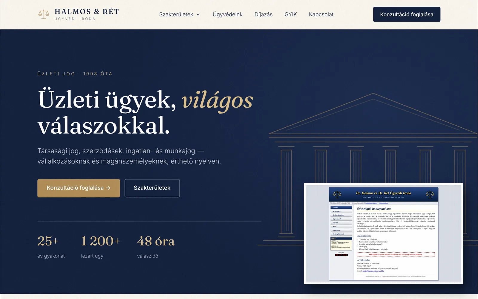 Law firms — Halmos & Rét