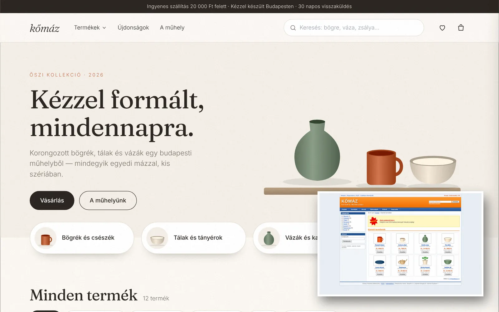 Webshops — Kőmáz